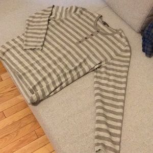John varvatos merino wool Henley sweater